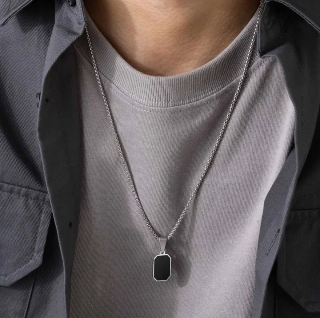 Cuban Chain + Pendant Necklace