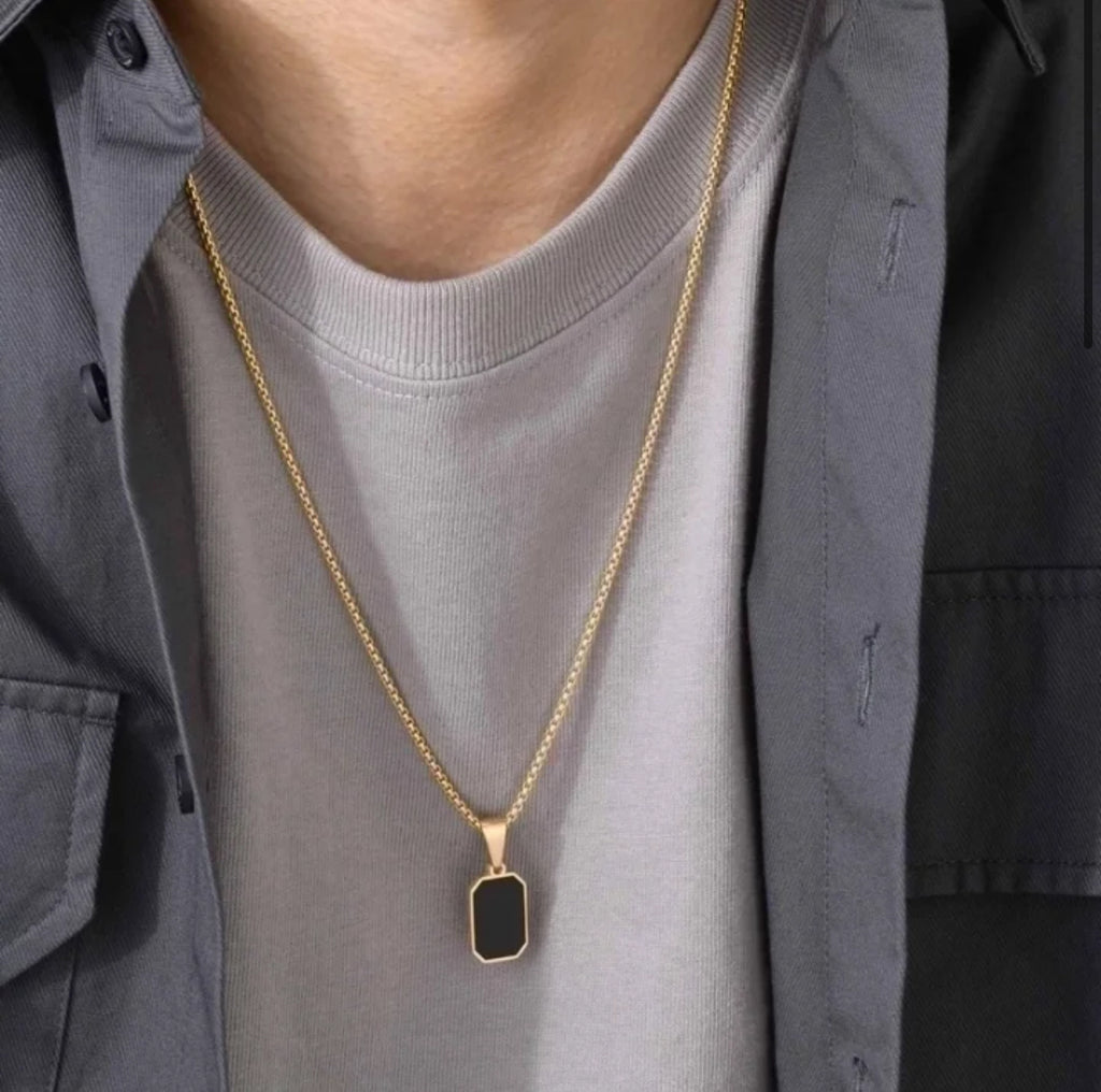 Cuban Chain + Pendant Necklace